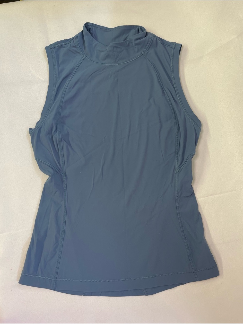 Lululemon Sleeveless Mock Neck Tank - Slate Blue size 4